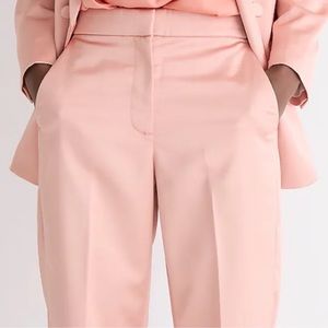 J Crew light Pink Satin Pants